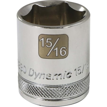 Dynamic 1/2" Drive, 15/16" SAE Socket, 6 Points D016330